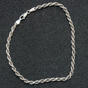 Sterling silver chain bracelet